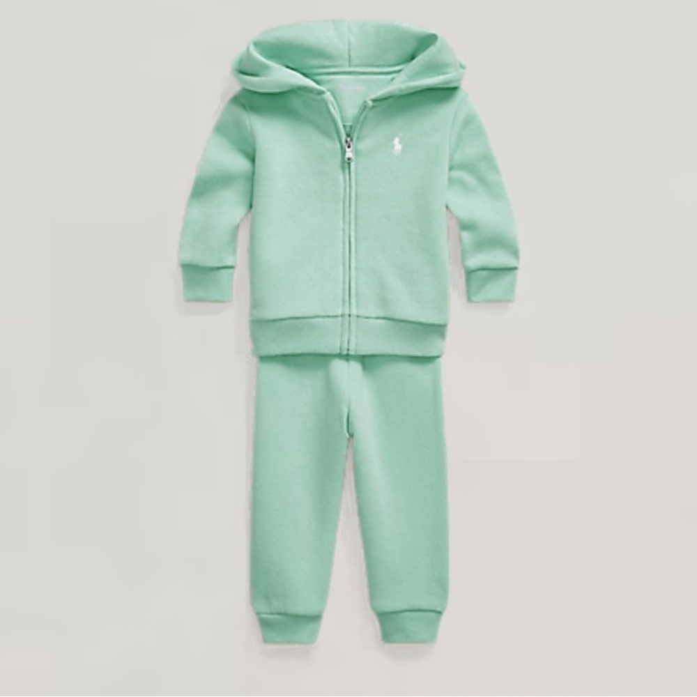 Ralph Lauren Mint Green Hoodie and Pants Set